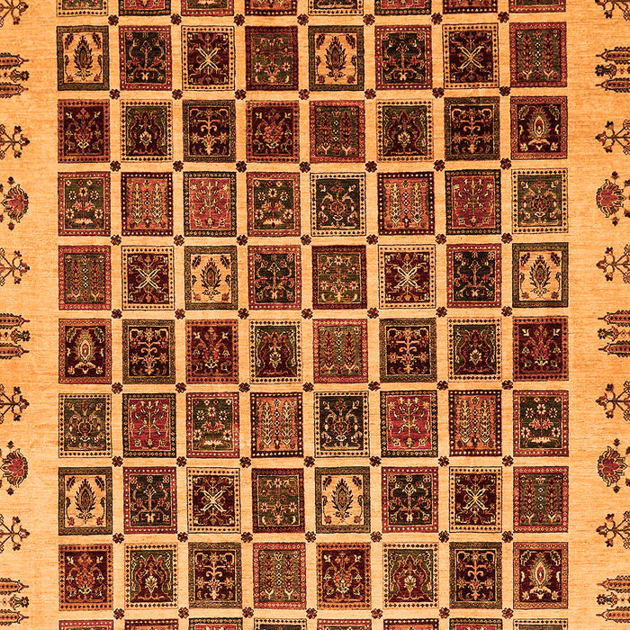 Abstract Orange Modern Rug, abs657org