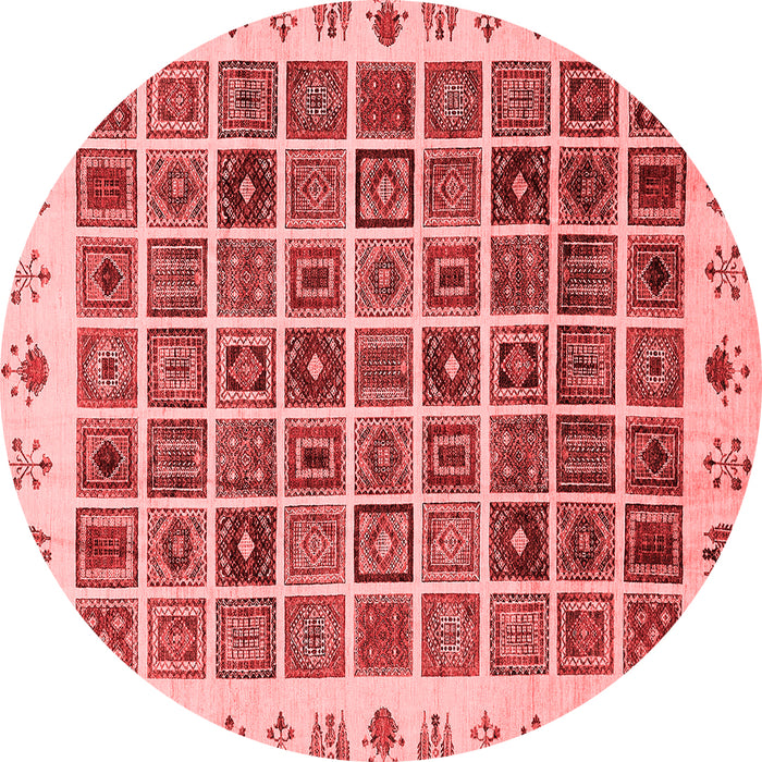 Abstract Red Modern Rug, abs658red