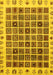 Machine Washable Abstract Yellow Modern Rug, wshabs658yw