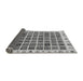 Sideview of Abstract Gray Modern Rug, abs658gry