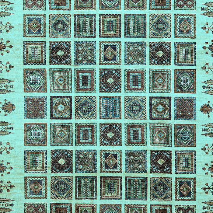 Abstract Light Blue Modern Rug, abs658lblu