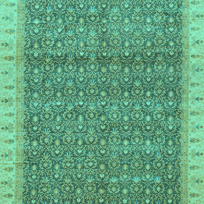 Abstract Turquoise Modern Rug, abs659turq