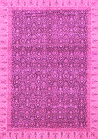 Abstract Pink Modern Rug, abs659pnk