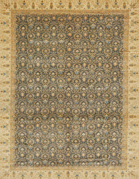 Machine Washable Abstract Brown Rug, wshabs659