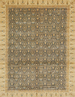 Machine Washable Abstract Brown Rug, wshabs659
