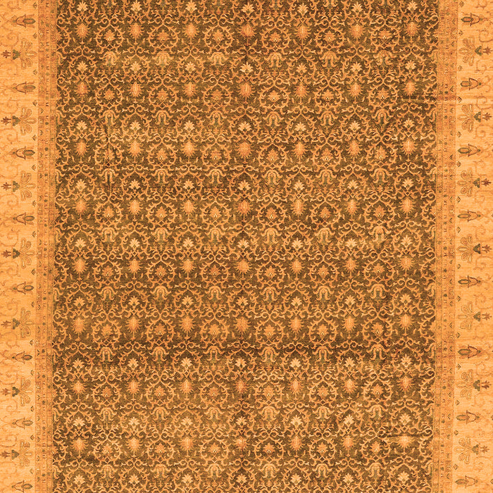 Abstract Orange Modern Rug, abs659org