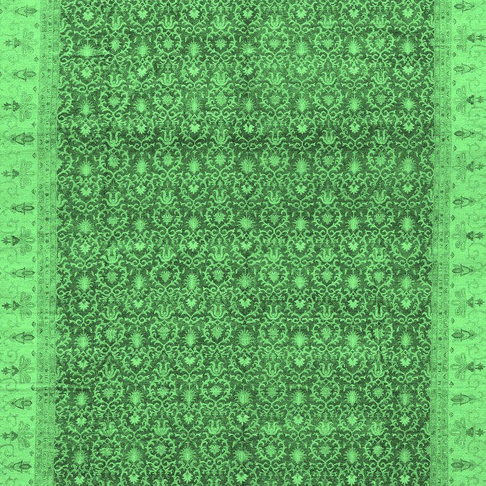Abstract Emerald Green Modern Rug, abs659emgrn