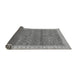 Sideview of Abstract Gray Modern Rug, abs659gry