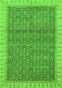 Abstract Green Modern Rug, abs659grn