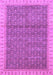 Machine Washable Abstract Purple Modern Area Rugs, wshabs659pur