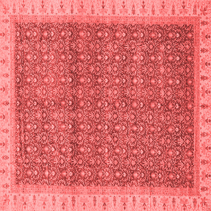 Machine Washable Abstract Red Modern Rug, wshabs659red