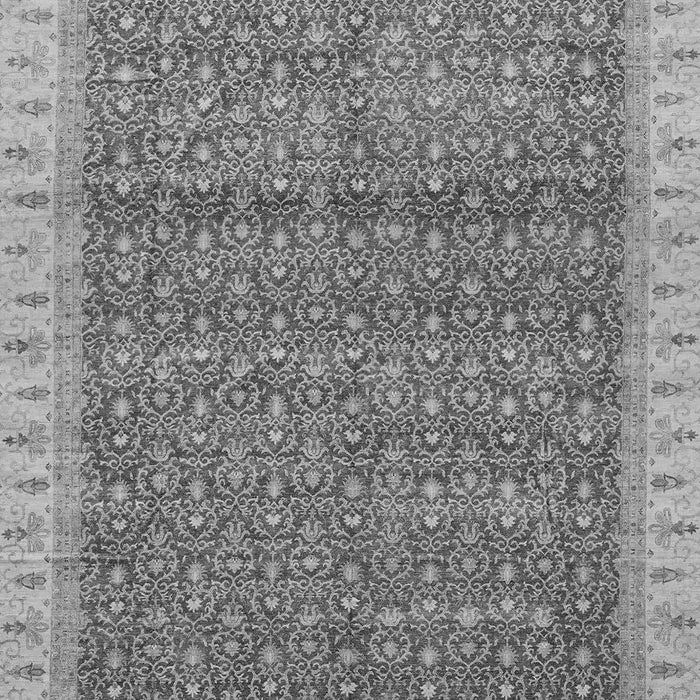 Machine Washable Abstract Gray Modern Rug, wshabs659gry
