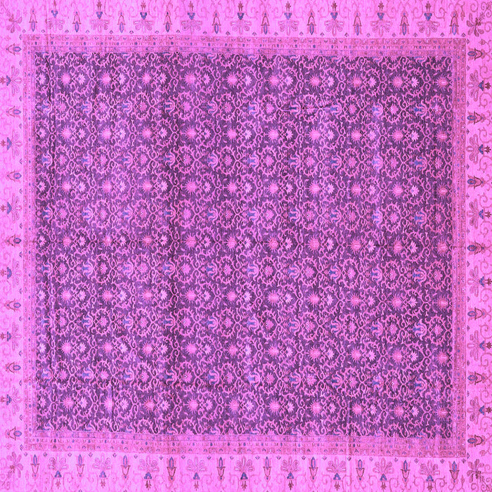 Square Abstract Purple Modern Rug, abs659pur