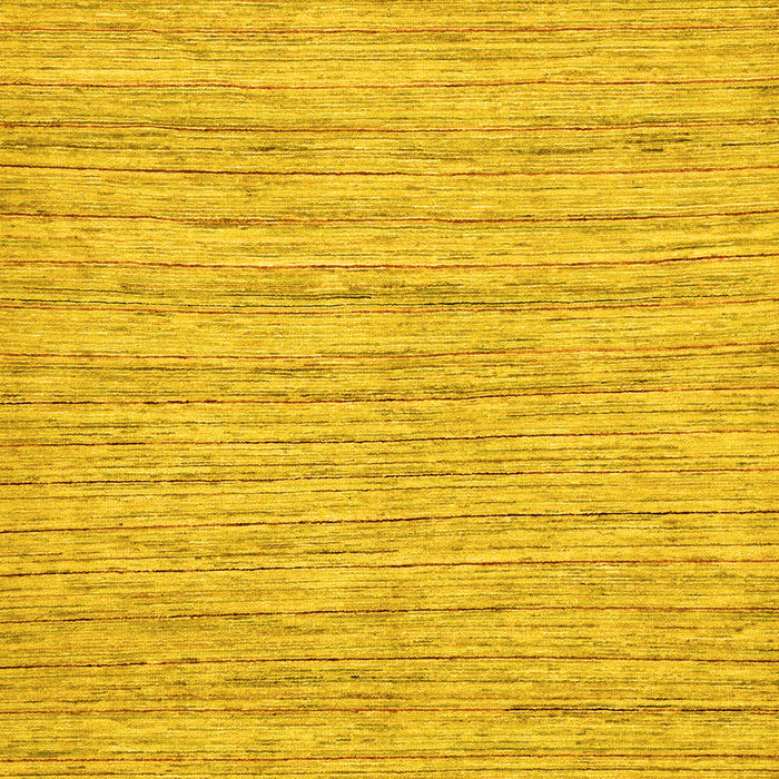 Machine Washable Solid Yellow Modern Rug, wshabs65yw