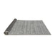 Sideview of Solid Gray Modern Rug, abs65gry