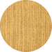 Round Solid Brown Modern Rug, abs65brn