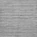 Square Solid Gray Modern Rug, abs65gry