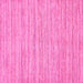 Square Machine Washable Solid Pink Modern Rug, wshabs65pnk