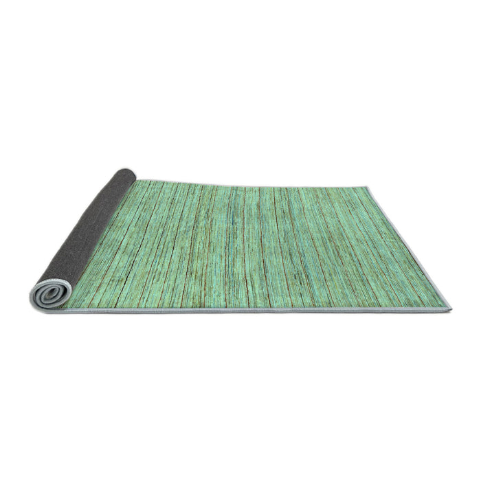 Sideview of Solid Light Blue Modern Rug, abs65lblu