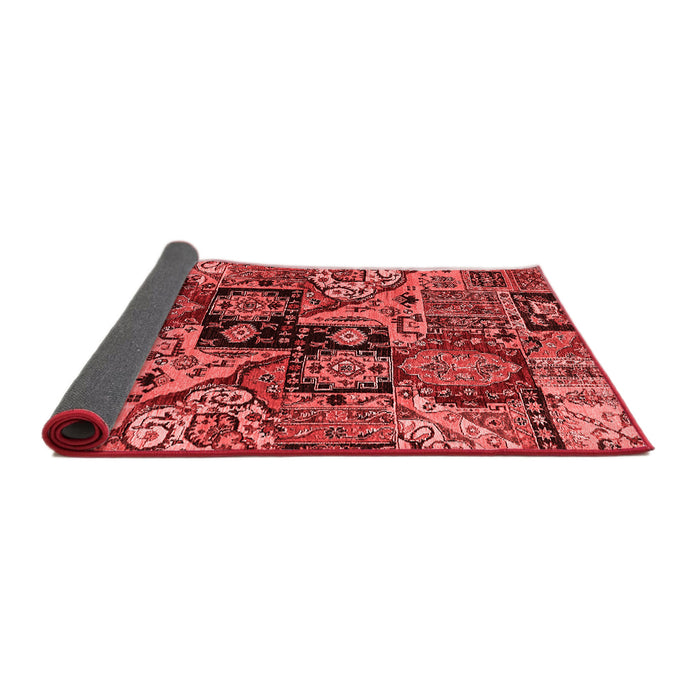 Abstract Red Modern Area Rugs