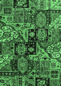 Abstract Emerald Green Modern Rug, abs660emgrn