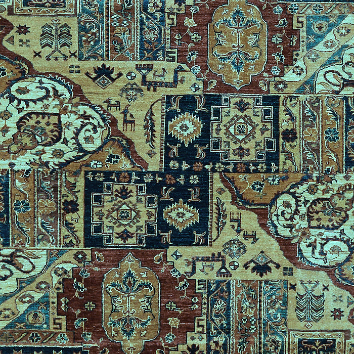 Machine Washable Abstract Light Blue Modern Rug, wshabs660lblu