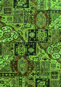 Abstract Green Modern Rug, abs660grn