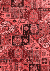 Abstract Red Modern Rug, abs660red