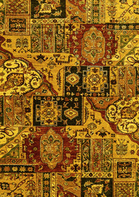 Abstract Yellow Modern Rug, abs660yw