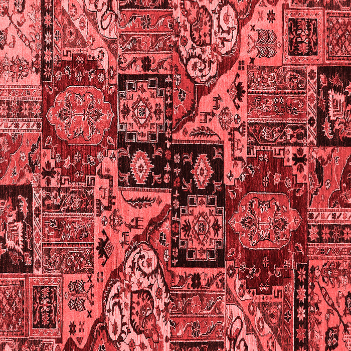 Machine Washable Abstract Red Modern Rug, wshabs660red