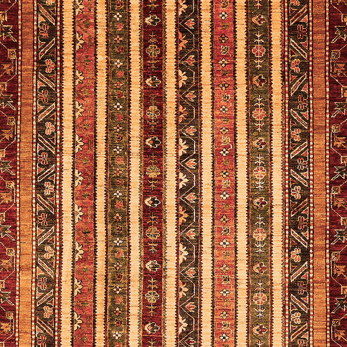 Machine Washable Abstract Orange Modern Area Rugs, wshabs661org