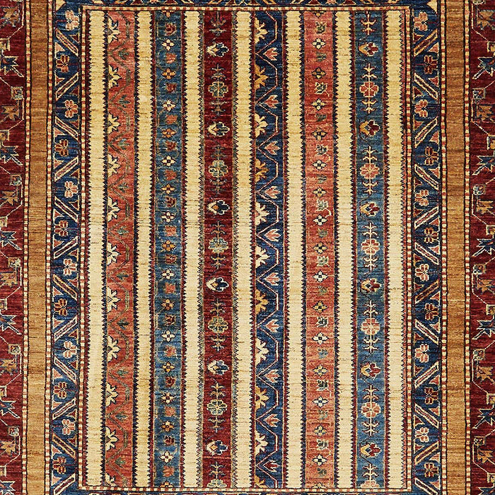 Abstract Red Modern Rug, abs661