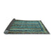 Sideview of Abstract Light Blue Modern Rug, abs661lblu