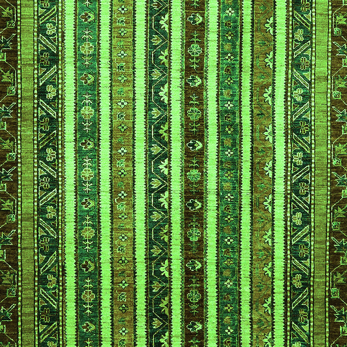 Machine Washable Abstract Green Modern Area Rugs, wshabs661grn