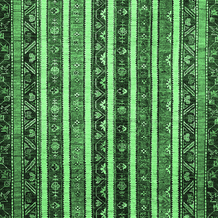 Machine Washable Abstract Emerald Green Modern Area Rugs, wshabs661emgrn