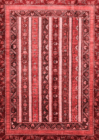 Abstract Red Modern Rug, abs661red