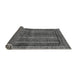 Sideview of Abstract Gray Modern Rug, abs662gry