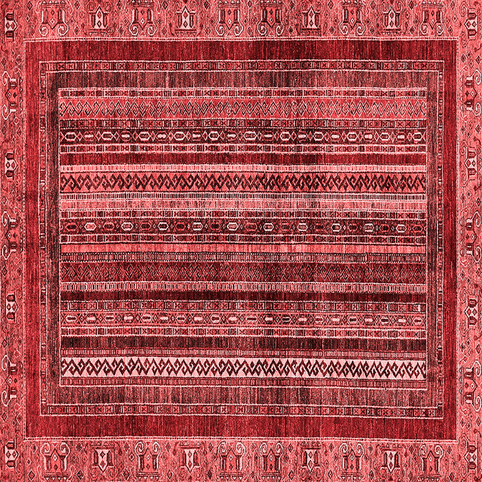 Machine Washable Abstract Red Modern Rug, wshabs662red