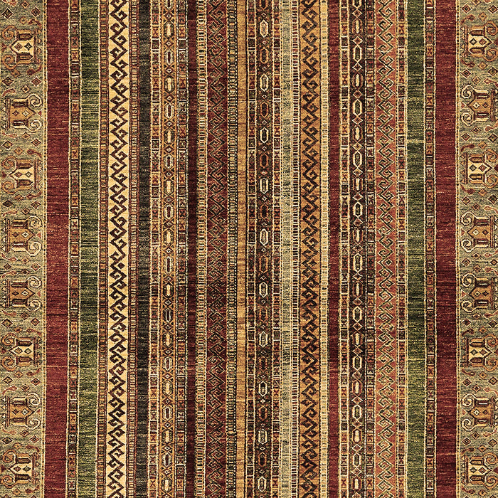 Abstract Brown Modern Rug, abs662brn