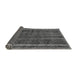 Sideview of Abstract Gray Modern Rug, abs663gry