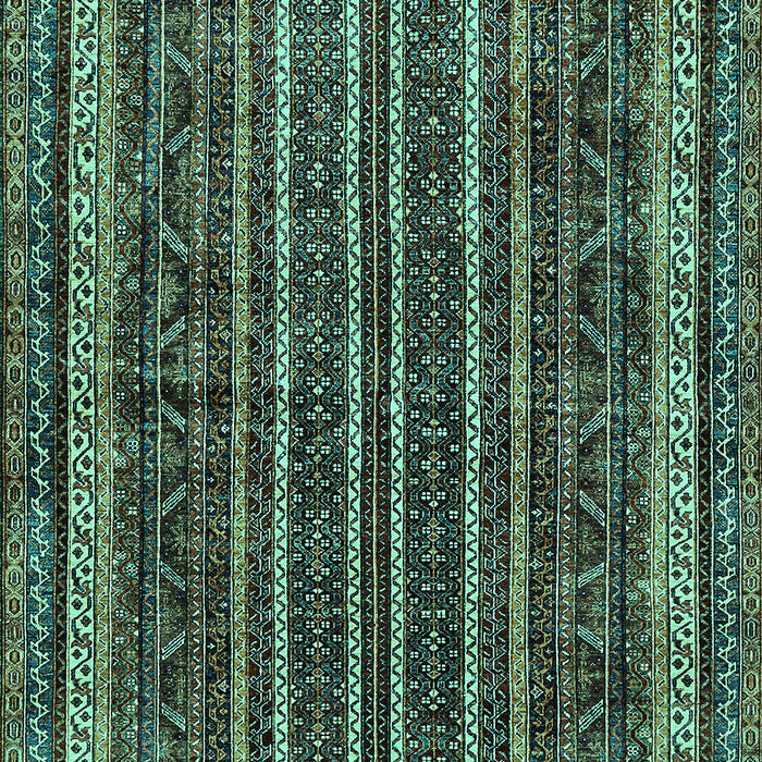 Abstract Turquoise Modern Rug, abs663turq