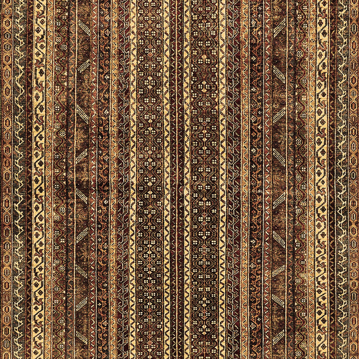 Machine Washable Abstract Brown Modern Rug, wshabs663brn