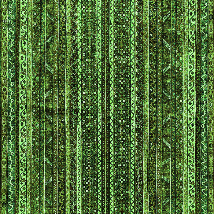 Abstract Green Modern Rug, abs663grn