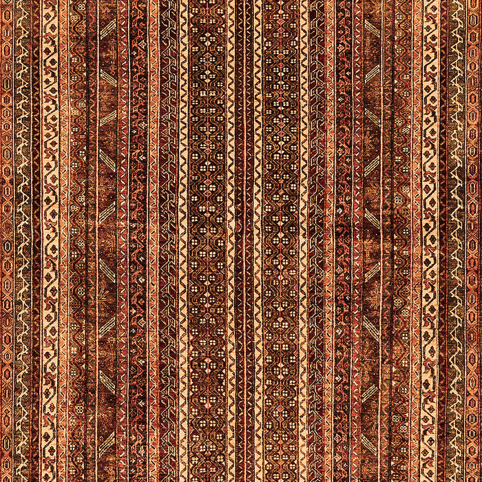 Abstract Orange Modern Rug, abs663org