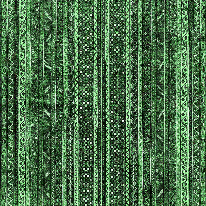 Machine Washable Abstract Emerald Green Modern Area Rugs, wshabs663emgrn