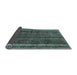 Sideview of Abstract Light Blue Modern Rug, abs663lblu