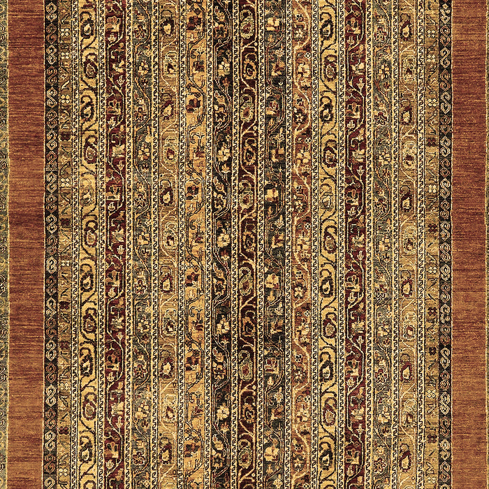 Abstract Brown Modern Rug, abs664brn