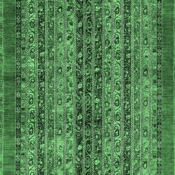 Abstract Emerald Green Modern Rug, abs664emgrn