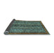 Sideview of Abstract Light Blue Modern Rug, abs664lblu