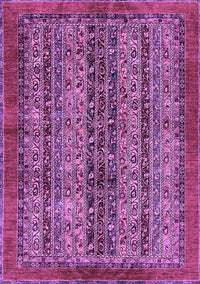 Abstract Purple Modern Rug, abs664pur